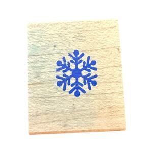 All Night Media Tiny Snowflake 155A Rubber Stamp